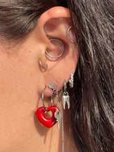 Load image into Gallery viewer, ColorPop Heart Hoops