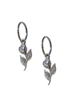 Load image into Gallery viewer, Wilted Rose Hoops