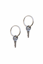 Load image into Gallery viewer, Baby Key Hoops