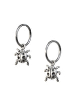 Load image into Gallery viewer, Lady Bug Hoops
