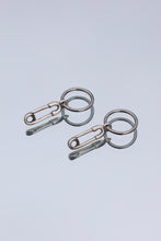 Load image into Gallery viewer, Baby Safety Pin Hoops