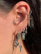 Load image into Gallery viewer, Wilted Rose Hoops