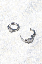 Load image into Gallery viewer, Crystal Star Hoops
