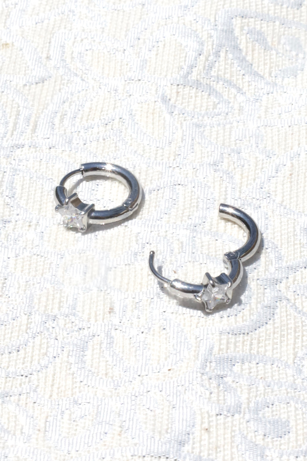 Crystal Star Hoops