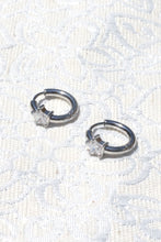 Load image into Gallery viewer, Crystal Star Hoops
