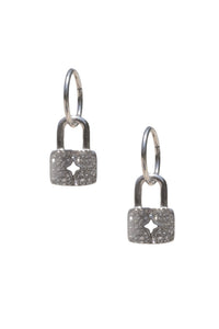 Crystal Lock Hoops