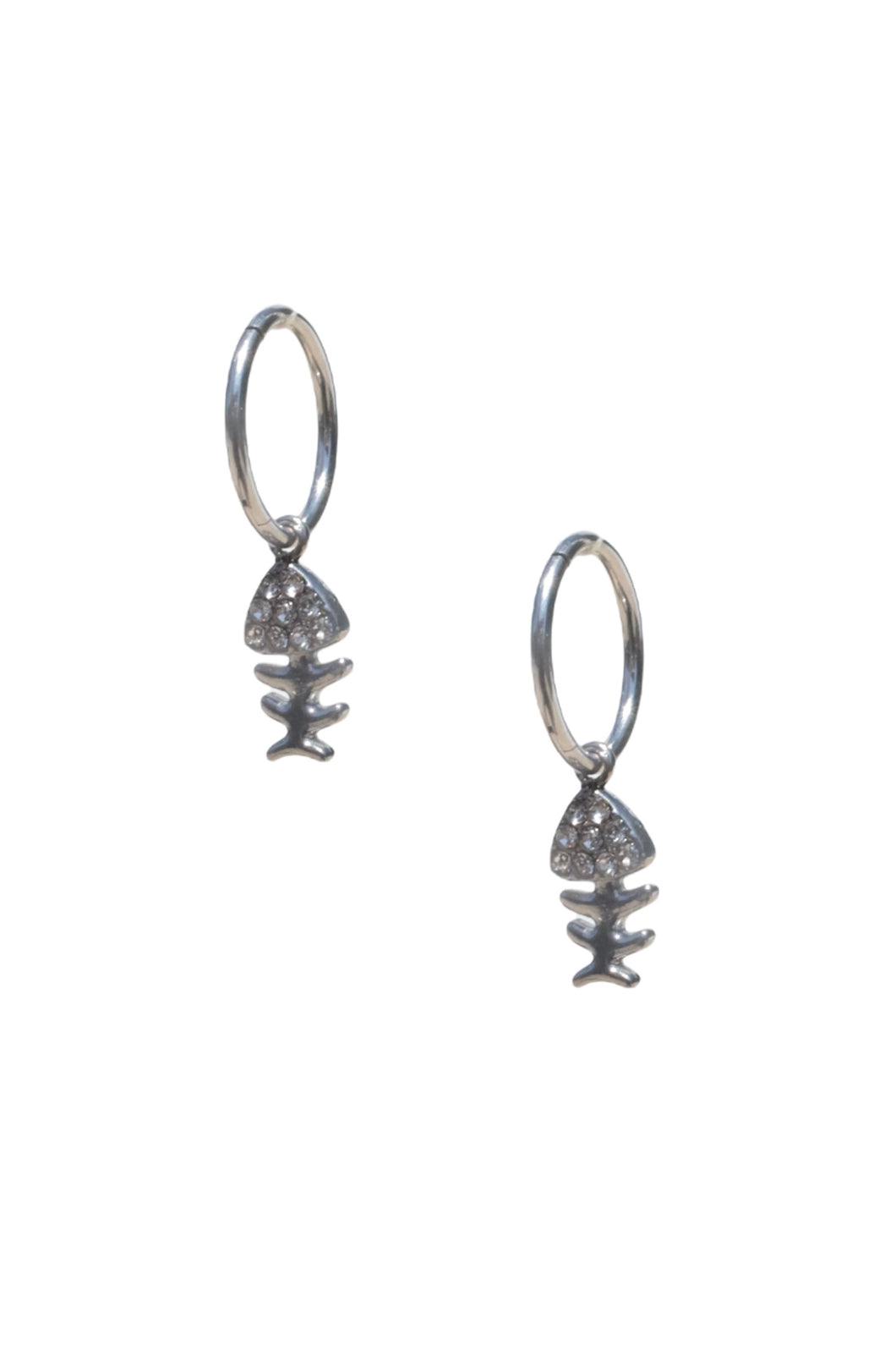 Crystal Fish Hoops