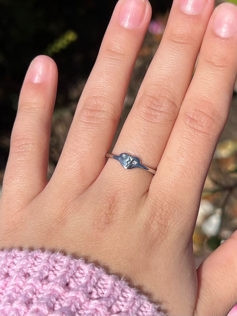 Mended Heart Ring – Scrap Metal