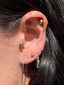 Silver Ball Studs