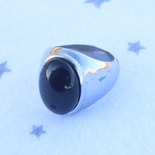 Load image into Gallery viewer, Black Stone Ring
