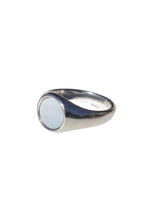 Load image into Gallery viewer, Circle Moonstone Flat Ring
