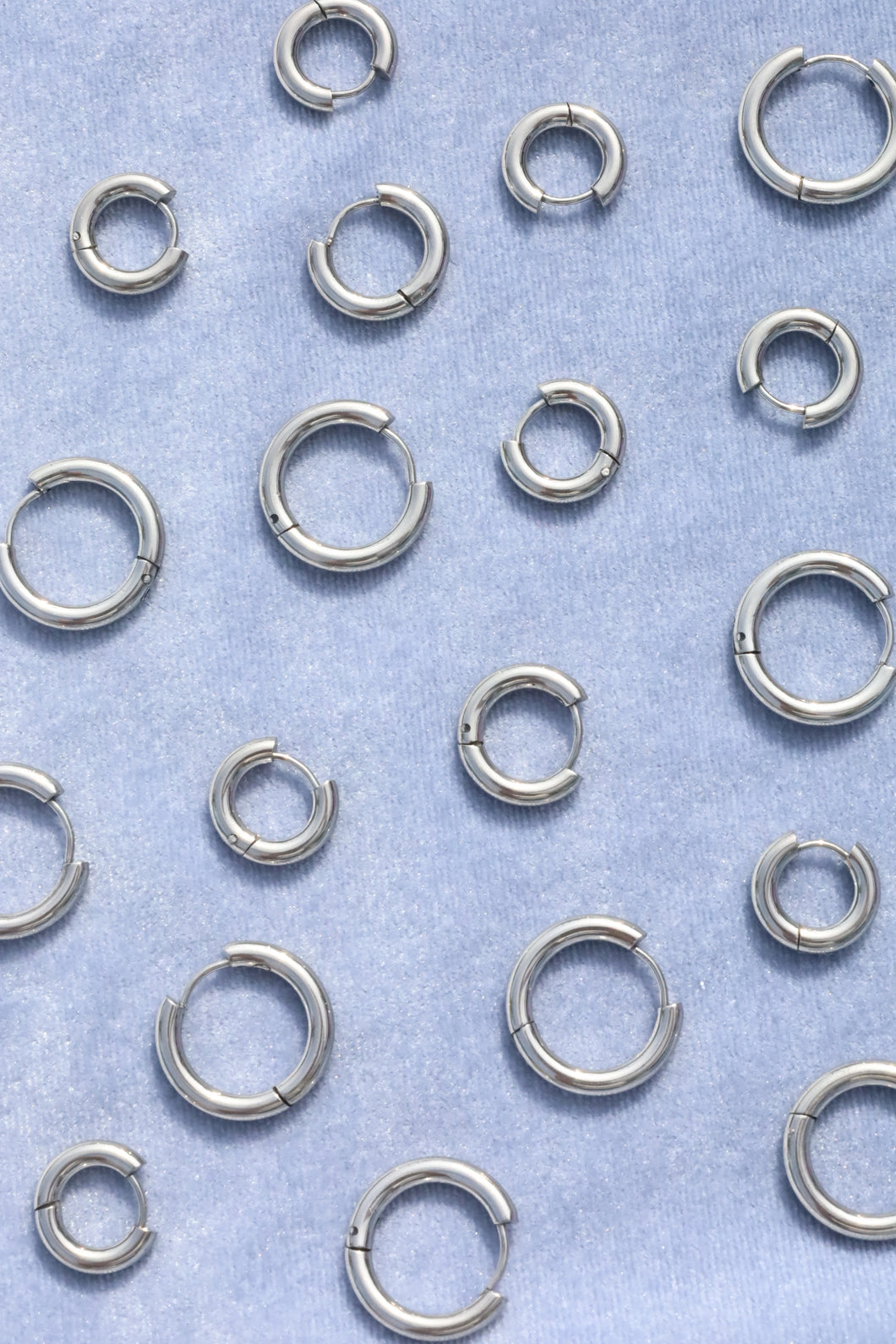 Thick Stainless Steel Hoops