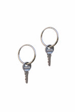 Load image into Gallery viewer, Baby Key Hoops
