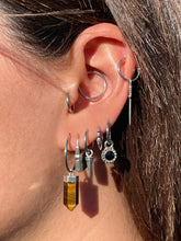 Load image into Gallery viewer, Tiger Eye Hoops
