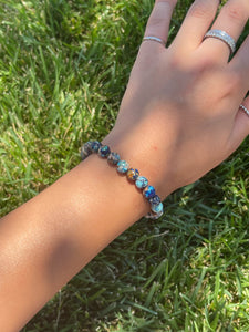 Sea Sediment Turquoise Bracelet
