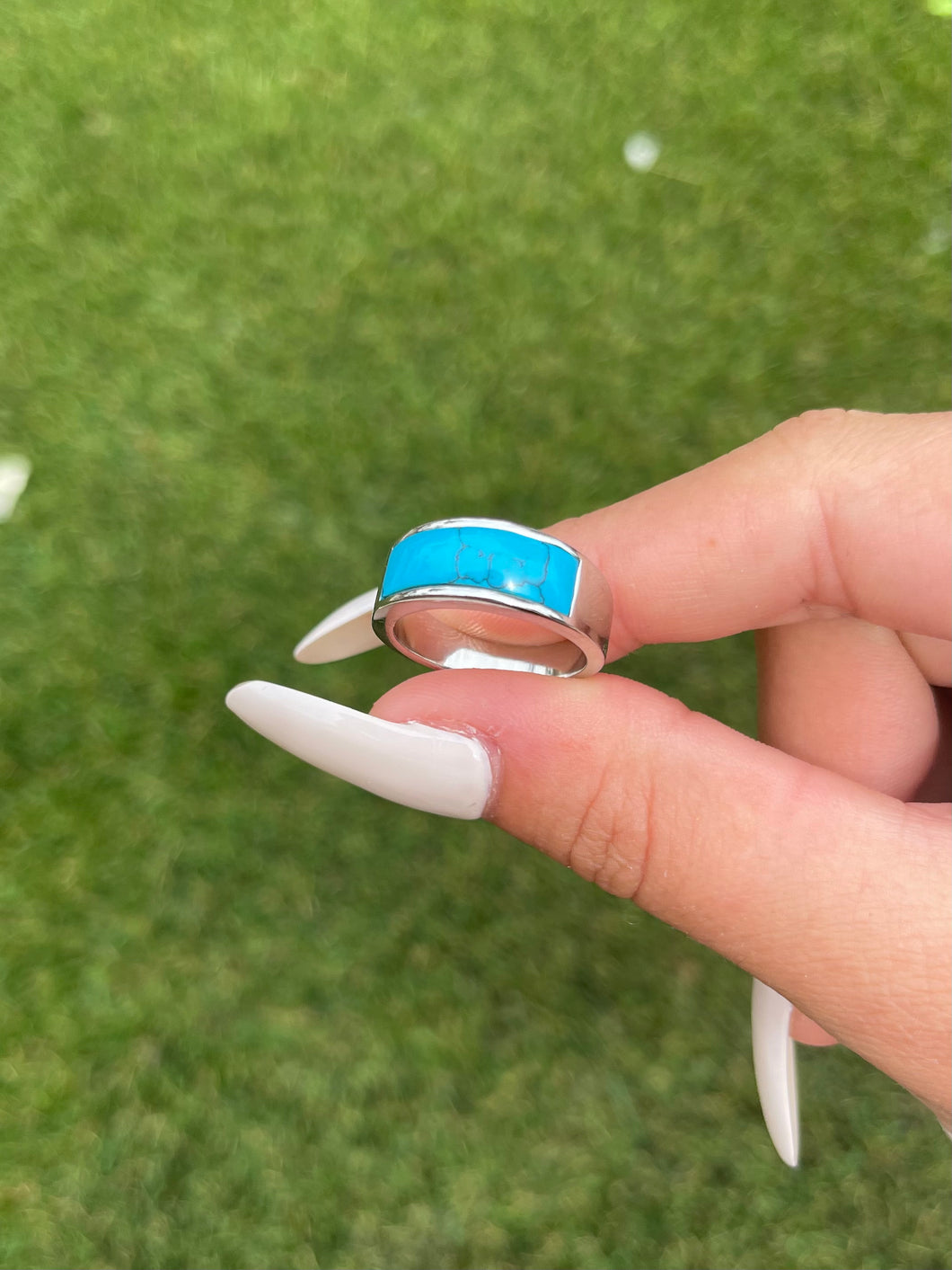 Turquoise Flat Ring
